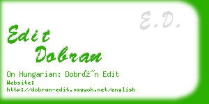 edit dobran business card